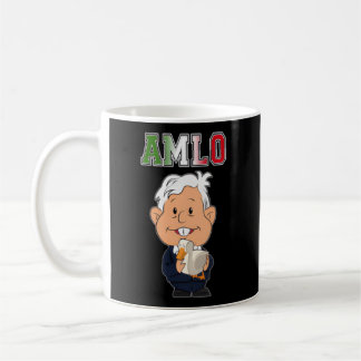 Amlo mexikanischer Präsident Lopez Obrador Preside Kaffeetasse