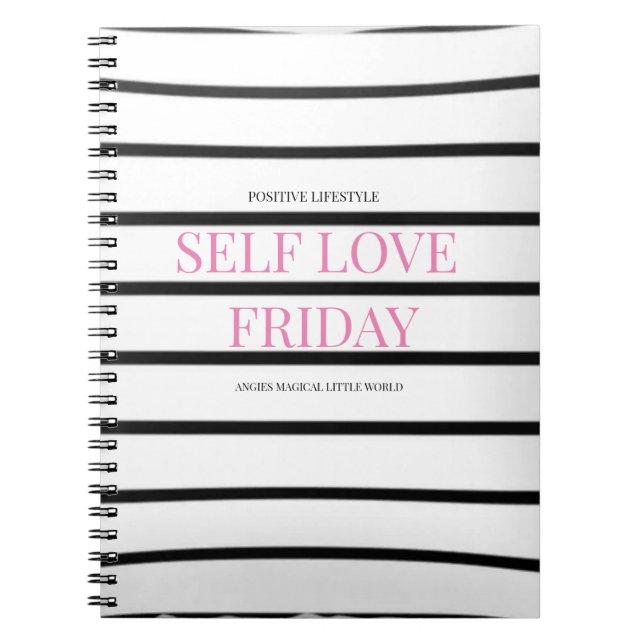AMLW Self Liebe Friday Journal Notizblock (Vorderseite)