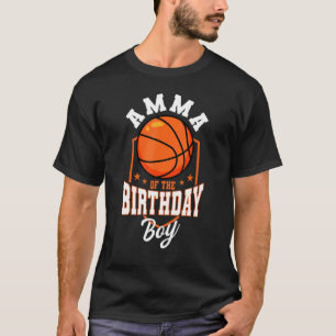 Amma vom Geburtstagskind Basketball Thema Bday Par T-Shirt