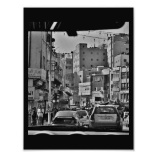 Amman aus Taxi Fotodruck