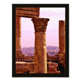 Amman Citadel Ruins Fotodruck