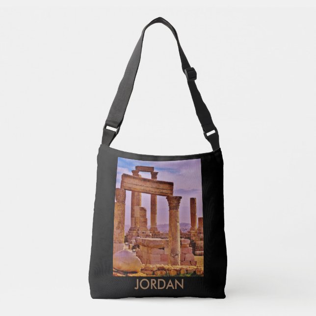 Amman Citadel Tragetaschen Mit Langen Trägern (Vorderseite)
