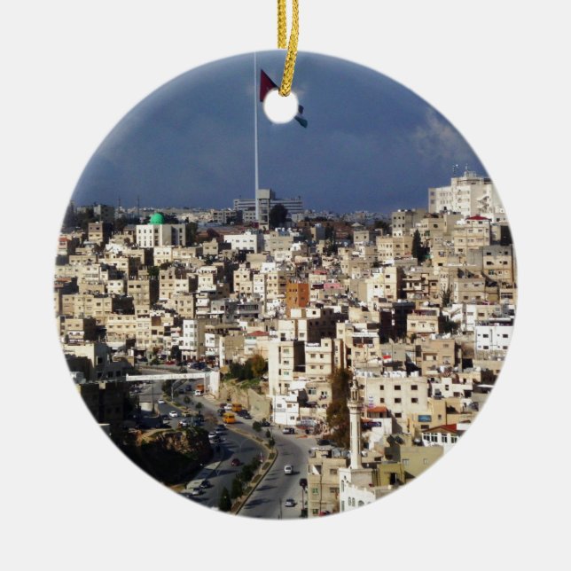 Amman Jordanien Keramik Ornament (Vorne)