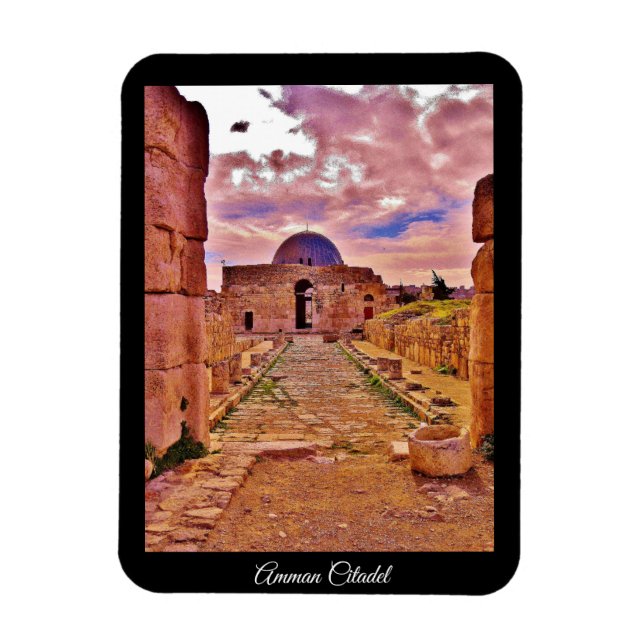 Amman-Zitadelle Magnet (Vertikal)