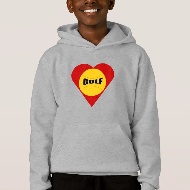 AMME GOLF MIT STUMMKAPPEN HOODIE (Vorderseite)