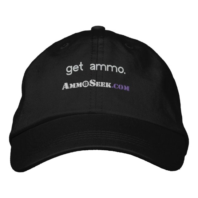 Ammo AmmoSeek-Logo-Cap Bestickte Kappe (Vorderseite)
