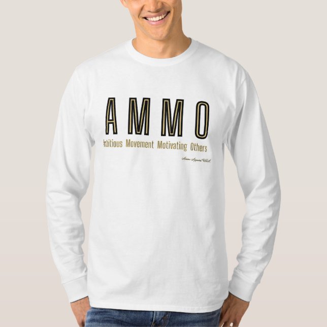 AMMO Apparel USA Akronym Long Sleeve T-Shirt (Vorderseite)