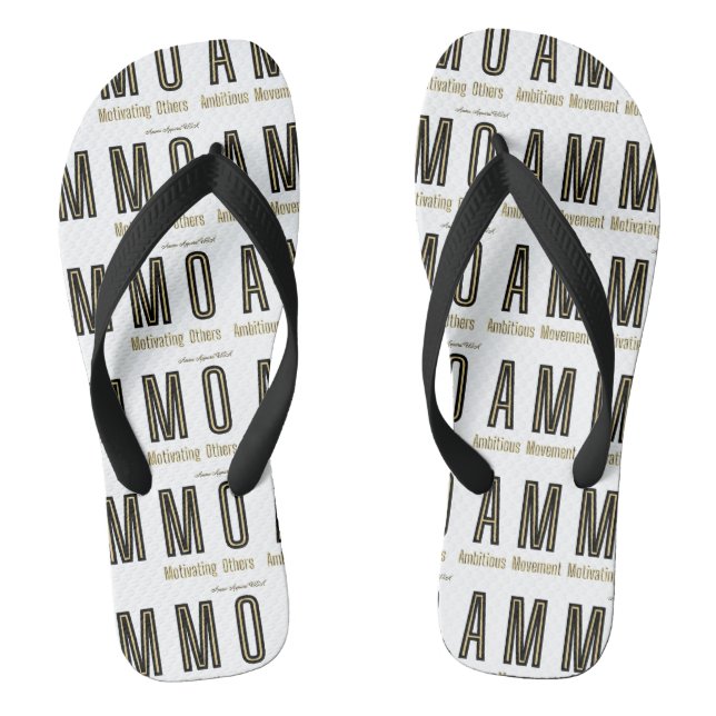 Ammo Apparel USA Akronym Unisex Flip Flops (Fußbett)