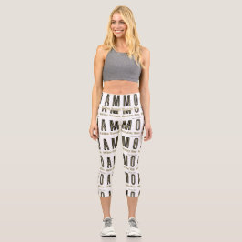 Ammo Apparel USA Akronym Woman's Capri Leggings
