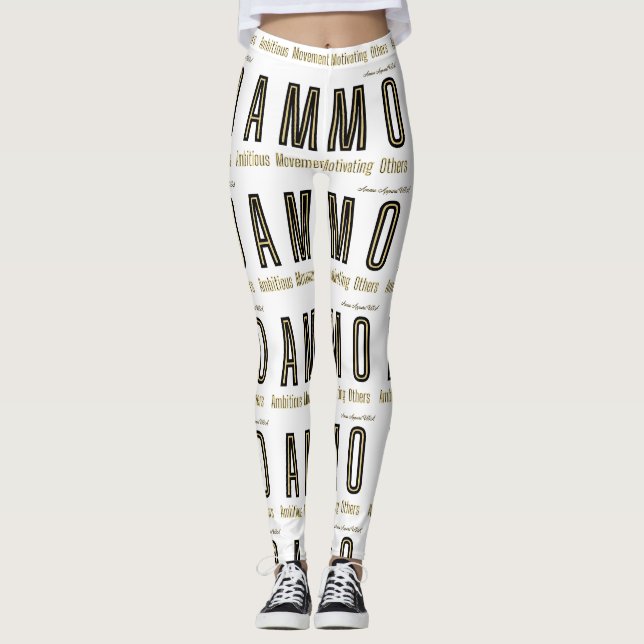 Ammo Apparel USA Akronym Woman's Leggings (Vorderseite)