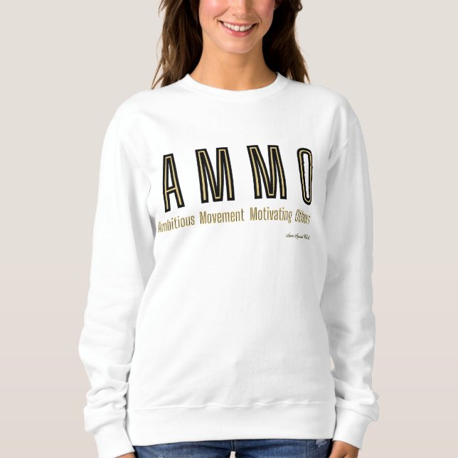 Ammo Apparel USA Akronym Woman's Sweatshirt (Vorderseite)