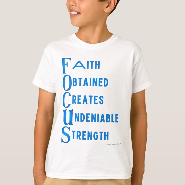 Ammo Apparel USA Focus Akronym Boys T - Shirt (Vorderseite)