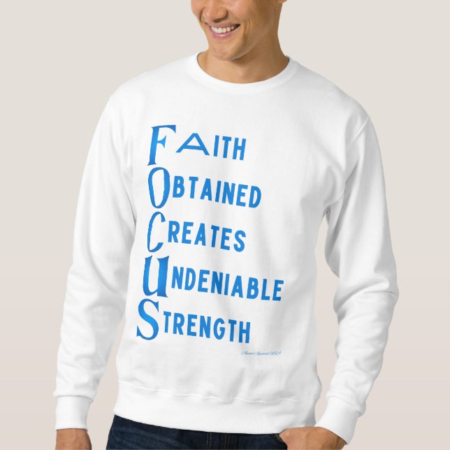 Ammo Apparel USA Focus Akronym Men's Sweatshirt (Vorderseite)