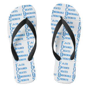 Ammo Apparel USA Focus Akronym Unisex Flip Flops