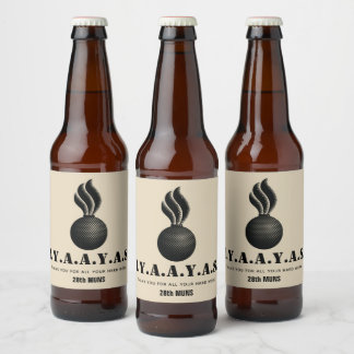 Ammo IYAAYAS Custom Bottle Label Bierflaschenetikett