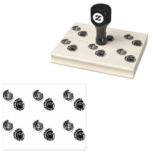 Ammoniak-Minitfossilien Gummistempel (Stempel)