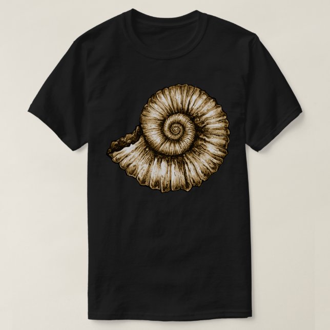 Ammonit Fossil 21 T-Shirt (Design vorne)