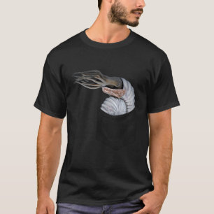 Ammonit in Pocket-Ammonoiden - Weichtiere, die auf T-Shirt