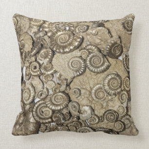 Ammonite Fossil-Kissen, Jurassische Küste, Dorset, Kissen