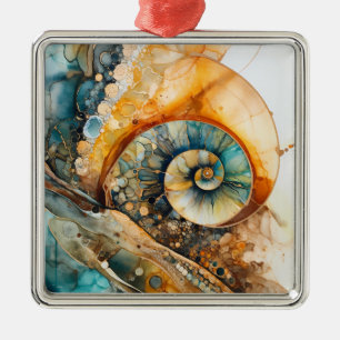 Ammonite Gem Fossil Weihnachtsschmuck