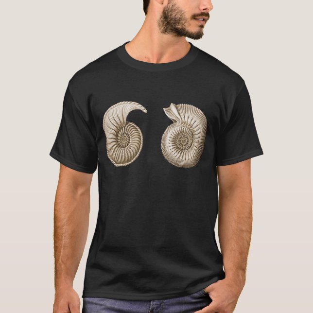 Ammoniten T-Shirt (Vorderseite)