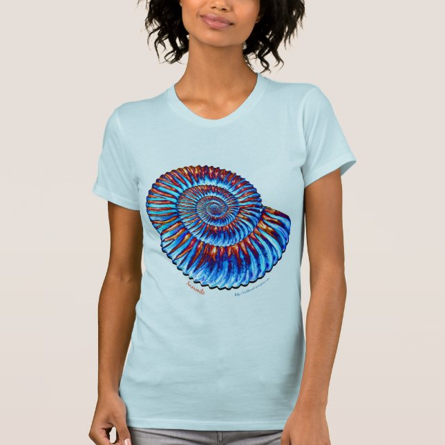 Ammonitfossil T-Shirt (Vorderseite)