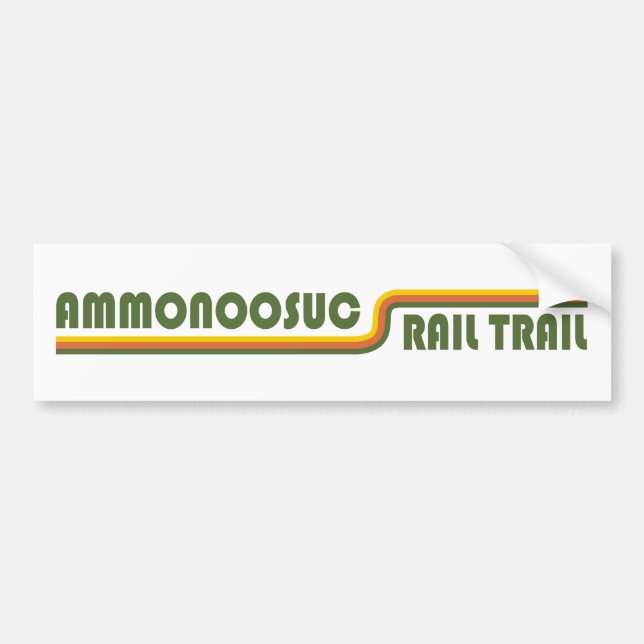 Ammonoosuc Rail Trail New Hampshire Autoaufkleber (Vorne)