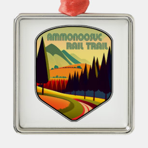 Ammonoosuc Rail Trail New Hampshire Colors Ornament Aus Metall