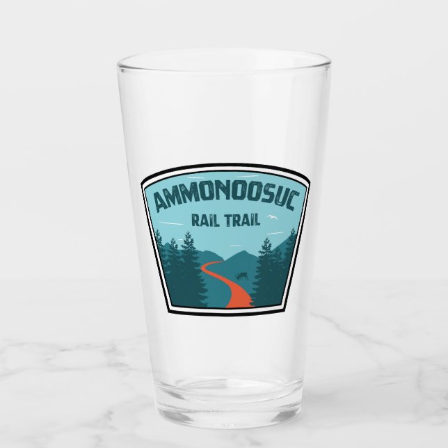 Ammonoosuc Rail Trail New Hampshire Glas (Vorderseite)