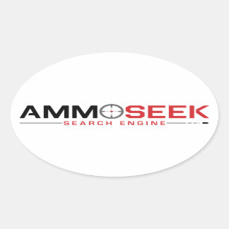 AmmoSeek-Logo-Oval-Aufkleber 2019 Ovaler Aufkleber