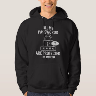 Amnesie-Passwörter Hoodie