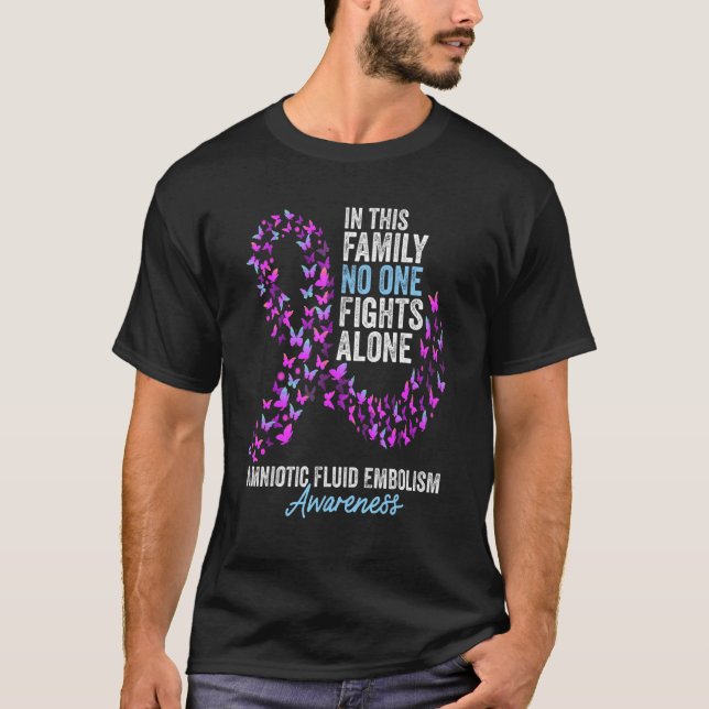 Amniotic Fluid Embolism Awareness Montag Butterfli T-Shirt (Vorderseite)
