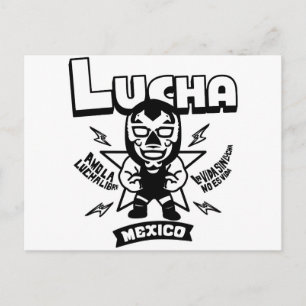 AMO LA LUCHA LIBRE#5 POSTKARTE