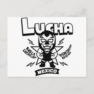 AMO LA LUCHA LIBRE#5 POSTKARTE