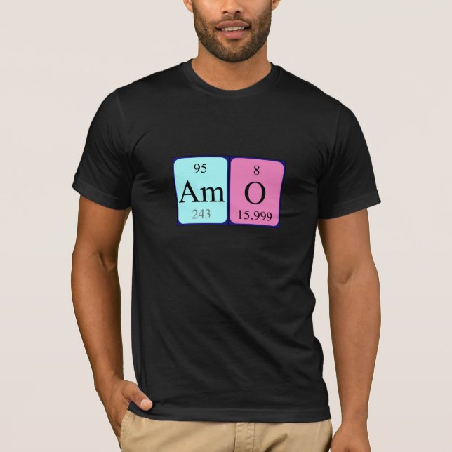 Amo Periodenname Shirt (Vorderseite)