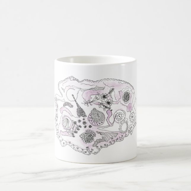 Amöben-Tasse Kaffeetasse (Mittel)