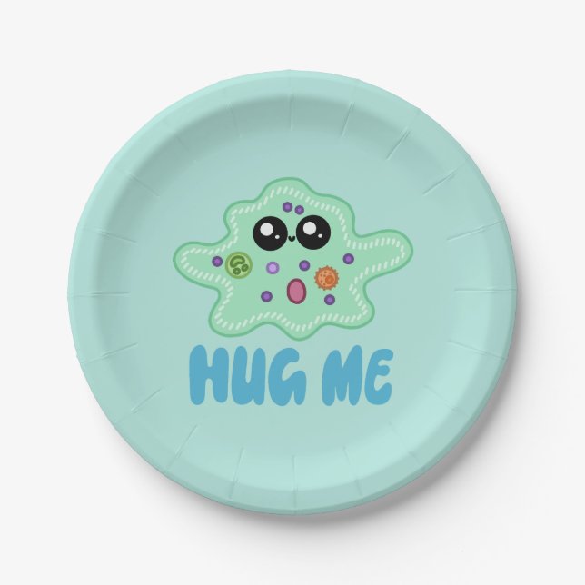 Amoeba Hug Pappteller (Vorderseite)