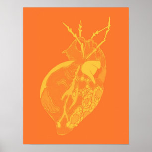 Amoeba Minx: Mandarine Skin Poster