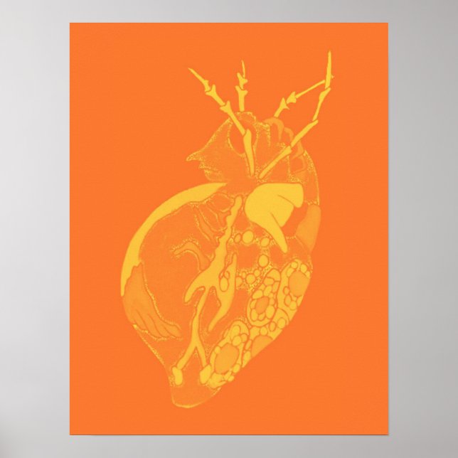 Amoeba Minx: Mandarine Skin Poster (Vorne)