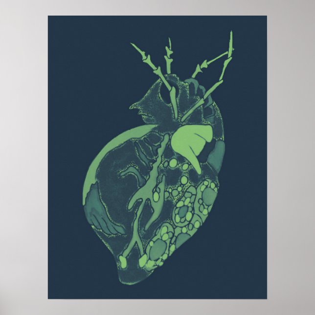 Amoeba Minx: Mildew Hue Poster (Vorne)