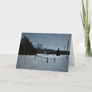 "Amok im Park" Weihnachtskarte Karte