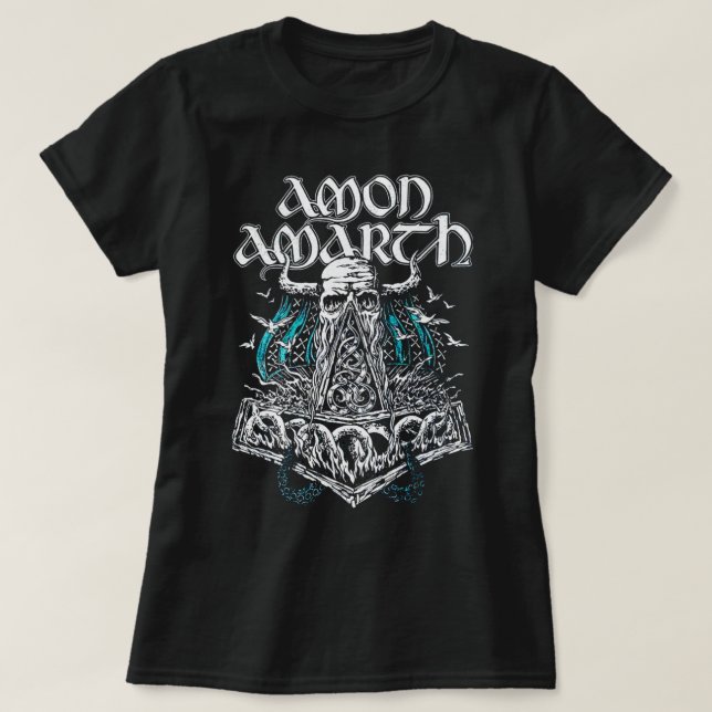 Amon Amarth Eq3 Amon Amarth - Band Best Trend Hood T-Shirt (Design vorne)