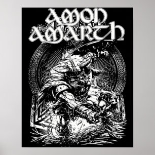 Amon Amarth Fan Art Tribut-Design Poster