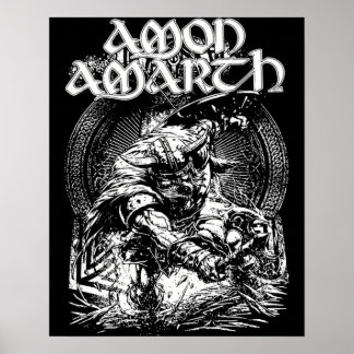 Amon Amarth Fan Art Tribut-Design Poster