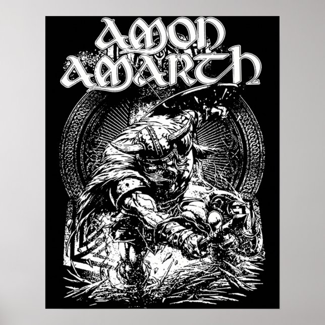 Amon Amarth Fan Art Tribut-Design Poster (Vorne)