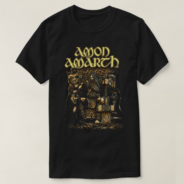 Amon Amarth Thband Logo Offiziell T-Shirt (Design vorne)
