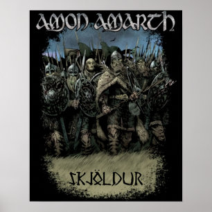 Amon Amarth Vintage-Look Fan-Geschenk Poster