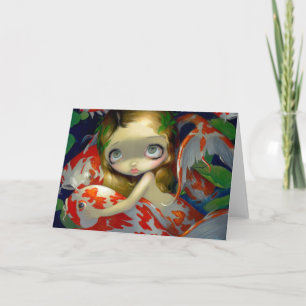 "Amongst the Koi" Greeting Card Karte