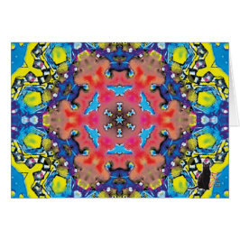 Amonium Kaleidoscope Grußkarte