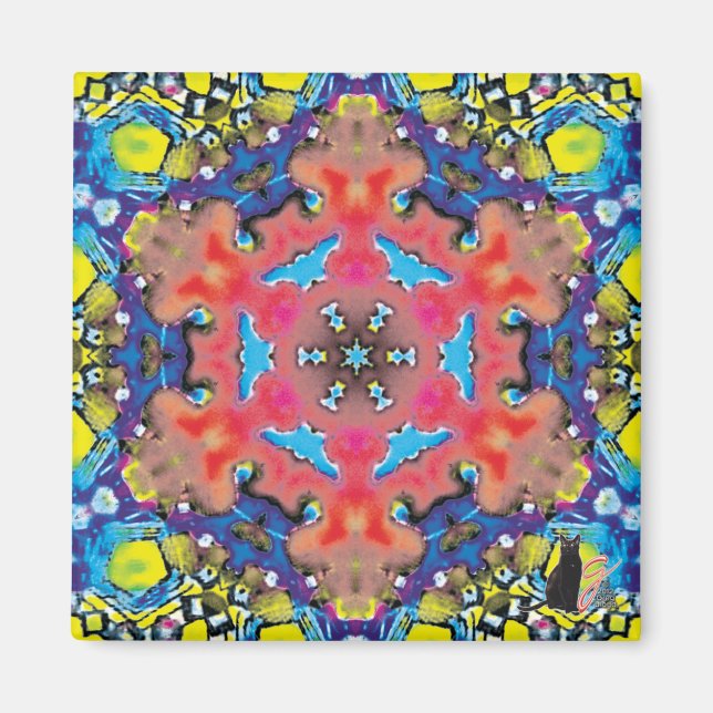 Amonium Kaleidoscope Magnet (Vorne)
